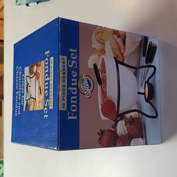 Vintage Wilton 12-Piece Dessert Fondue Set / Never Used / Original Box - Picture 1 of 2